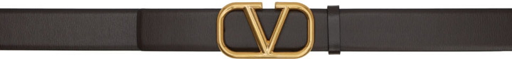 Photo: Valentino Garavani Brown VLogo Belt