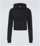 The Row Frances cotton-blend jersey hoodie
