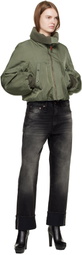 R13 Khaki Oversized Padded Jacket