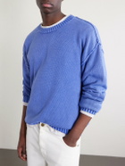 Aimé Leon Dore - Cotton Sweater - Blue