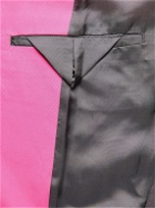 Sacai - Gabardine-Trimmed Unstructured Cotton-Canvas Blazer - Pink