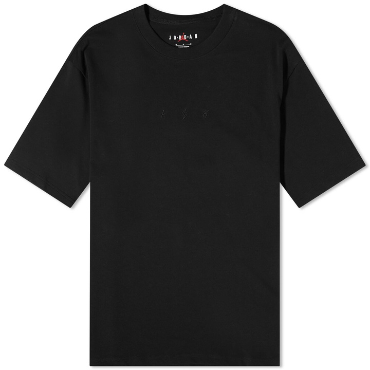 Photo: Air Jordan Men's x J Balvin Solid T-Shirt in Black