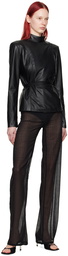 Ludovic de Saint Sernin Black Mermaid Trousers