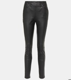 Victoria Beckham Leather slim pants