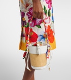 Dolce&Gabbana Secchiello Small raffia bucket bag