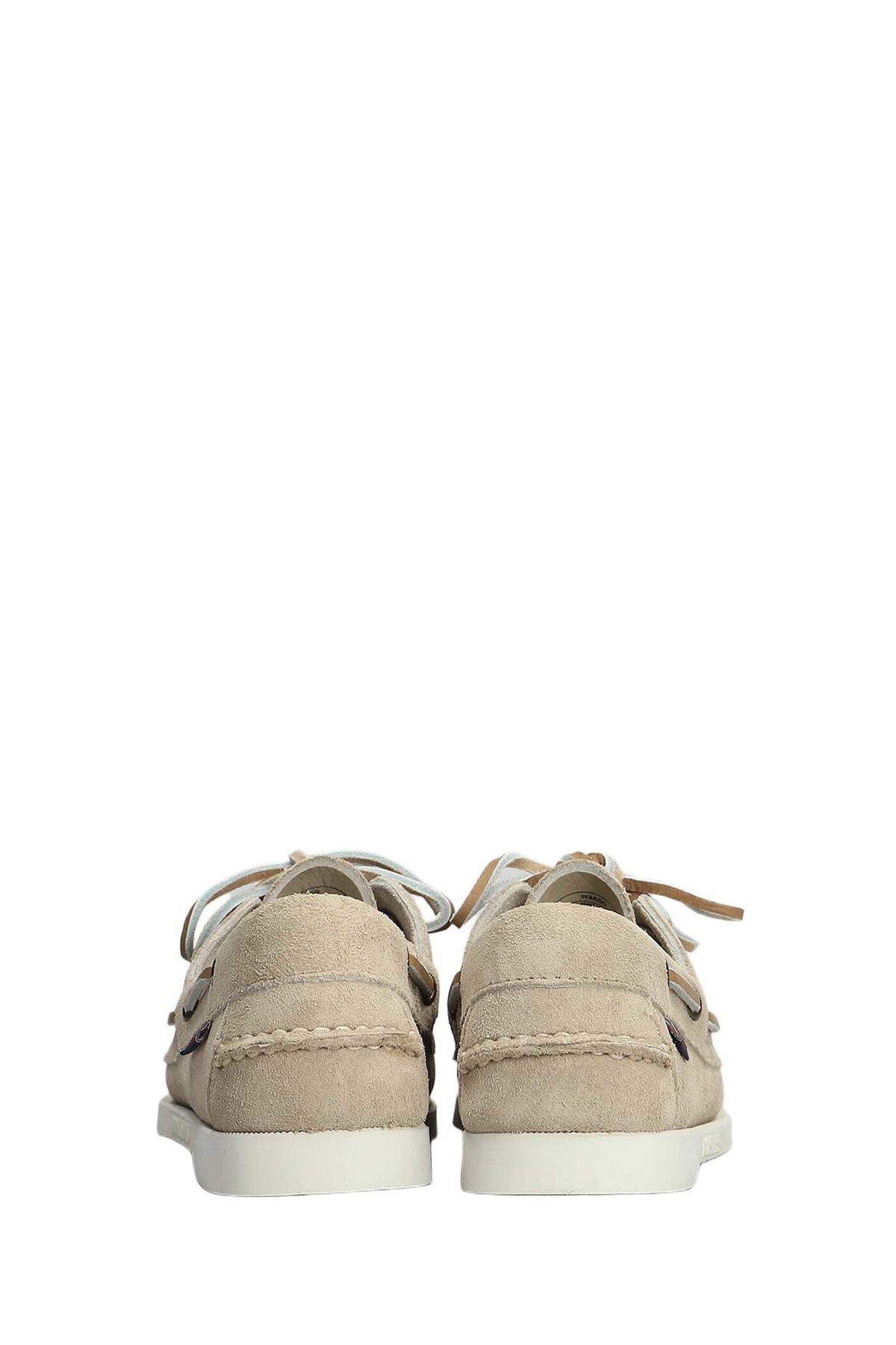 Sebago Portland Flesh Out Loafers In Taupe Suede