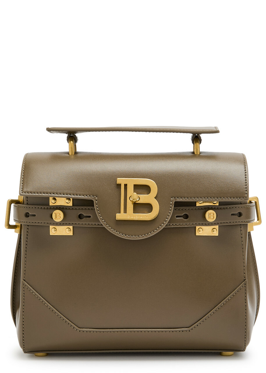BALMAIN - B-buzz 22 Leather Top-handle Bag Balmain