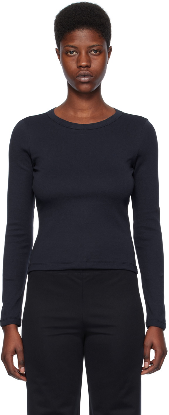 FLORE FLORE Navy Max Long Sleeve T-Shirt FLORE FLORE