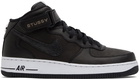 Nike Black Stüssy Edition Air Force 1 '07 Mid SP Sneakers