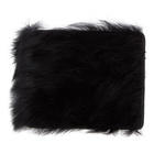 Maison Margiela Black Furry Wallet