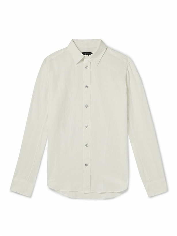Photo: Rag & Bone - Zac Linen and Cotton-Blend Shirt - White