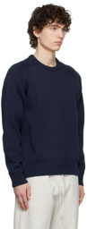 Noah Navy Cotton Sweater