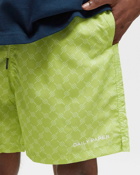 Daily Paper Kato Monogram Swimshorts Green - Mens - Swimwear