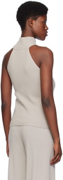 LISA YANG Gray Freya Tank Top