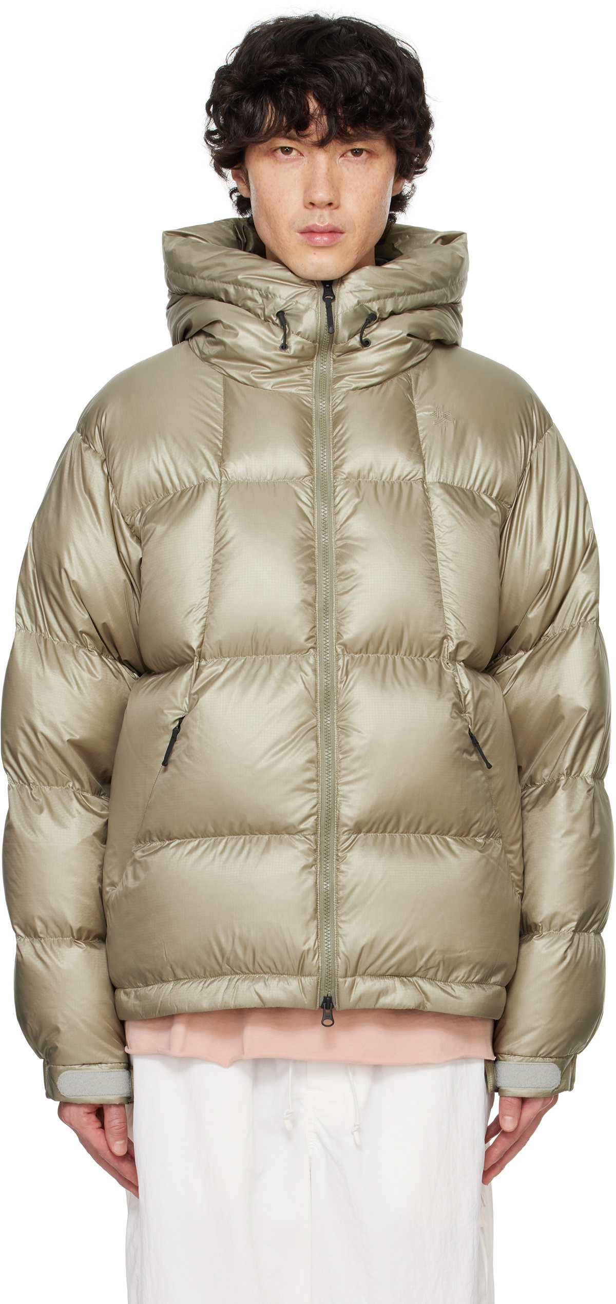 Goldwin Beige Pertex Quantum Down Jacket Goldwin