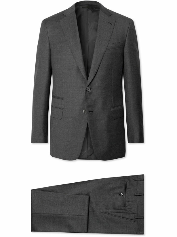 Photo: Brioni - Slim-Fit Wool Suit - Gray