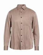 Brioni Mens Shirt Taupe