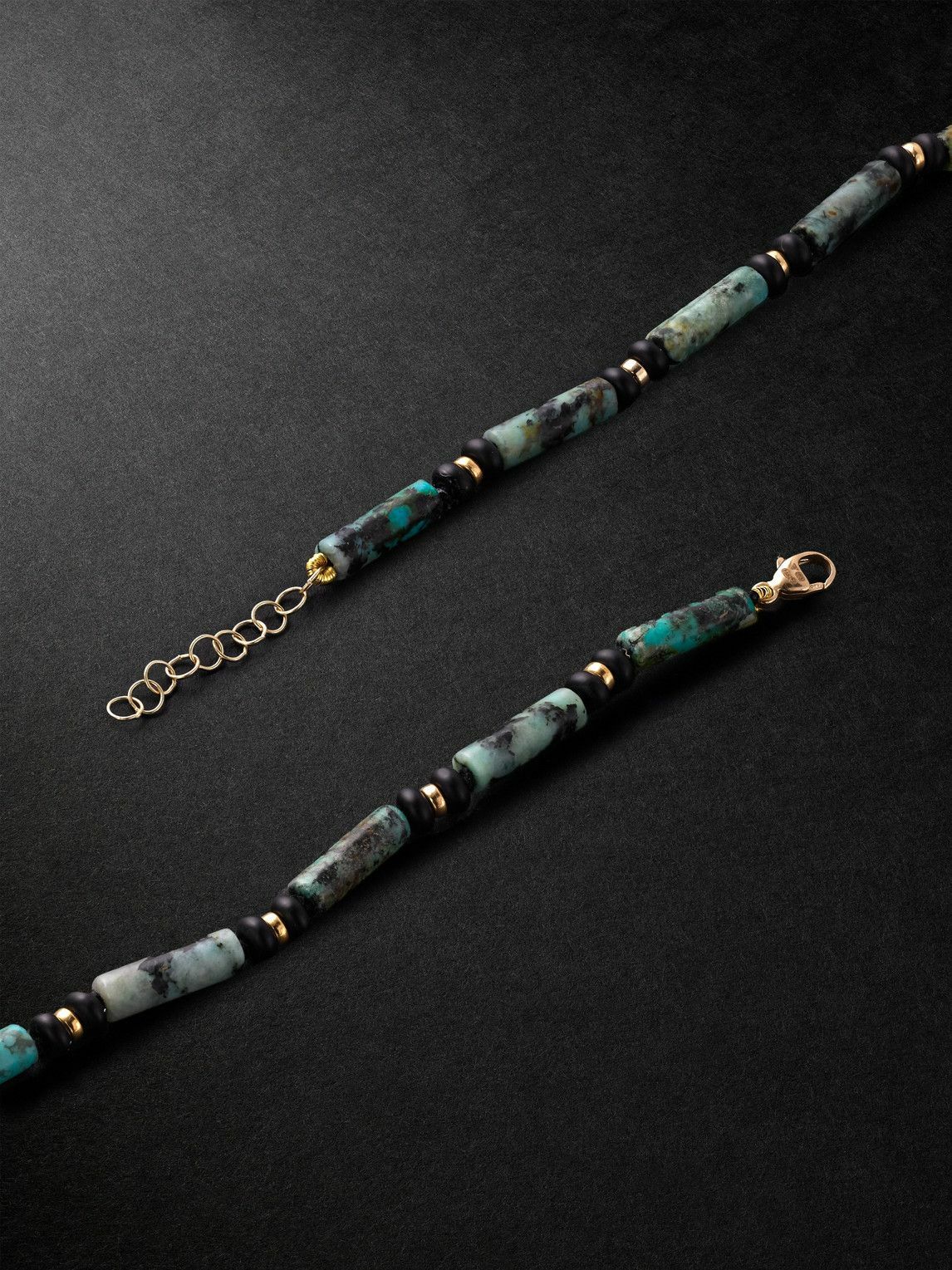 JIA JIA - Gold Onyx Necklace