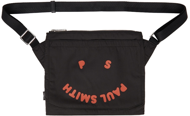 Photo: PS by Paul Smith Black Happy Messenger Bag