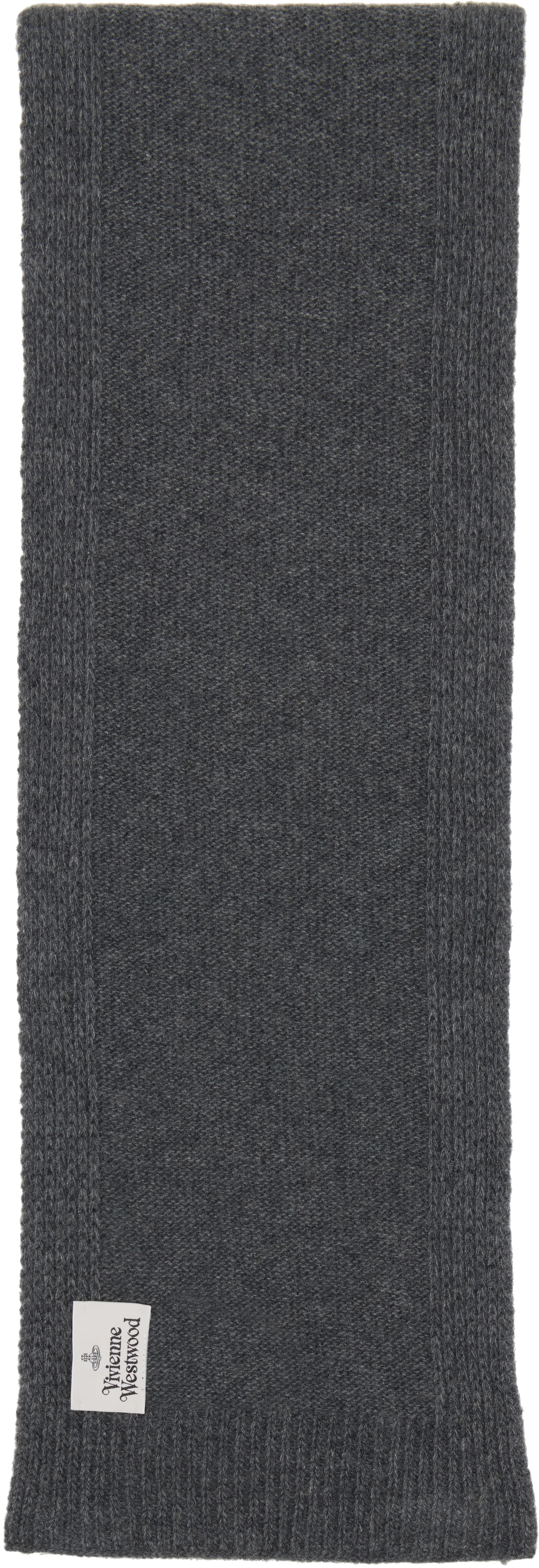 Vivienne Westwood Gray Cashmere Scarf