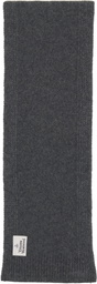 Vivienne Westwood Gray Cashmere Scarf