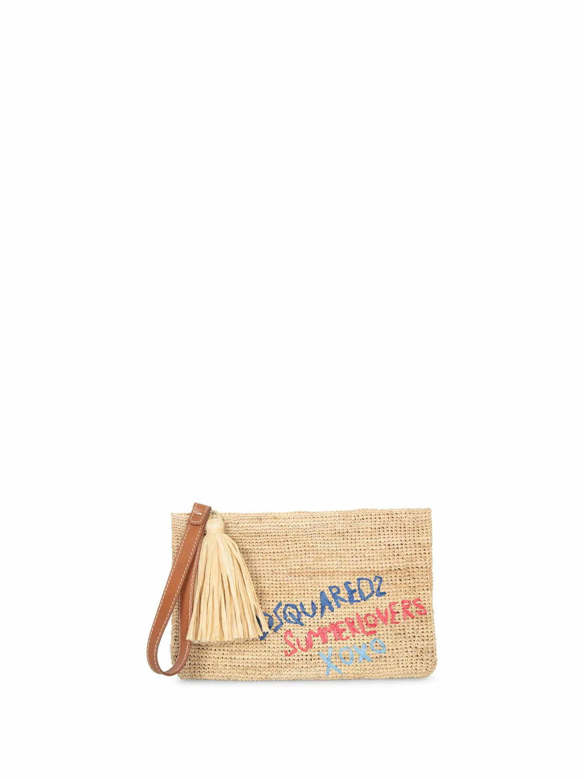 Dsquared2 Ivory Logo Shopping Bag Dsquared2