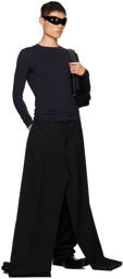 Balenciaga Black Double Front Trousers