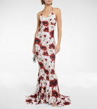 Norma Kamali Floral gown