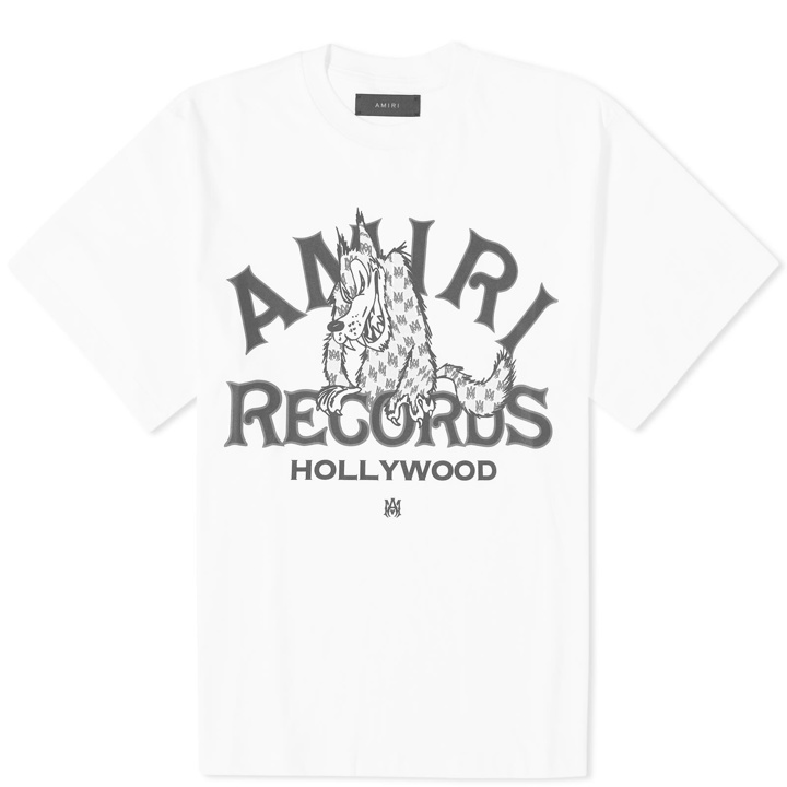 Photo: AMIRI Men's Records Wolf T-Shirt in White