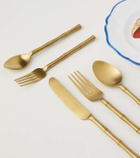 Les-Ottomans Bamboo 5-piece cutlery set