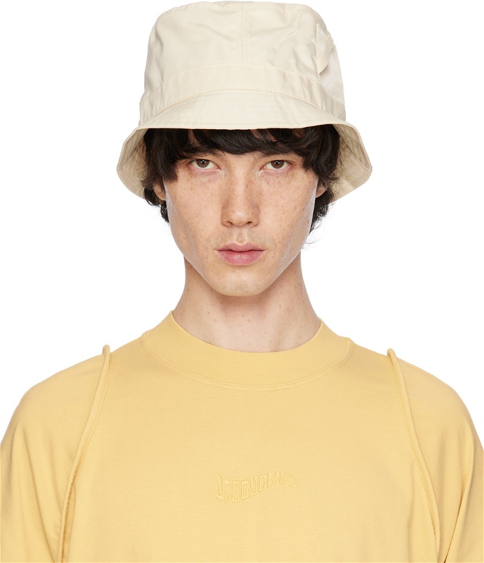 Photo: Jacquemus Yellow 'Le bob Ovalie' Bucket Hat