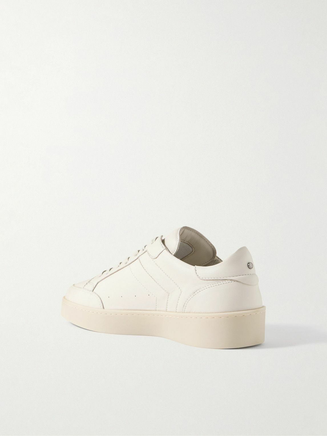スニーカー CANALI WHITE AND GREY LEATHER SNEAKERS Canali - Leather Sneakers - White Canali