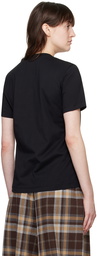 MSGM Black Printed T-Shirt