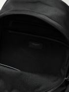 SAINT LAURENT - Leather-Trimmed Shell Backpack
