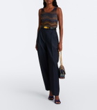 Missoni Wave lamé top