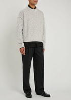 Won Hundred Bently Wool and Cotton-blend Jumper Grey