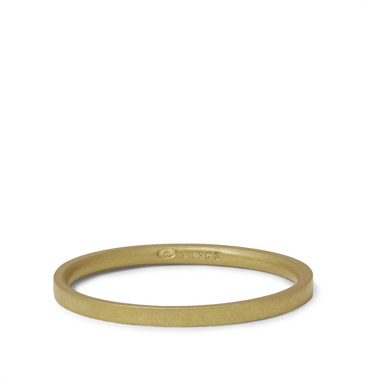 Photo: Alice Made This - M2 Bancroft Brushed 18-Karat Gold Ring - Gold
