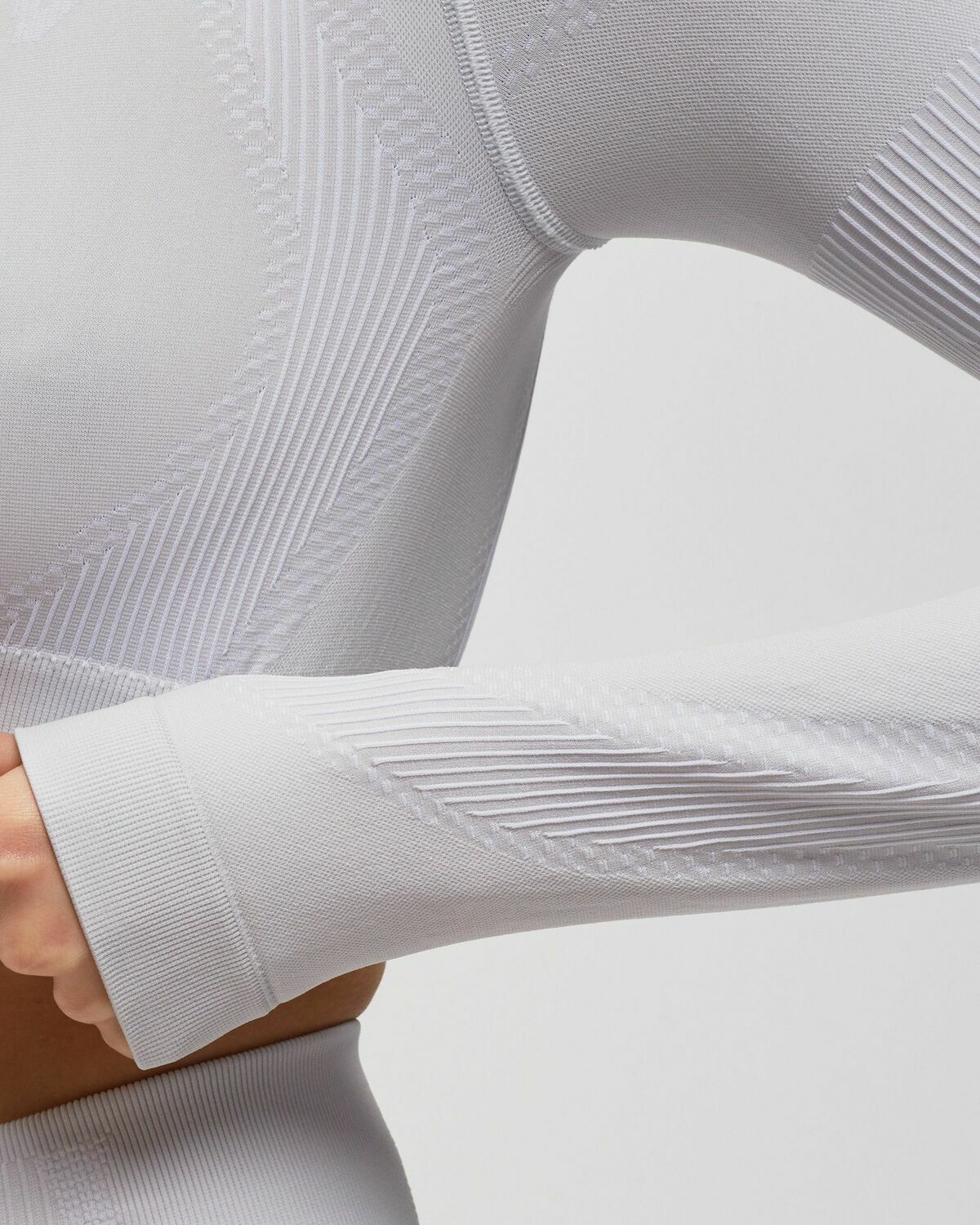 Misbhv Sport Cropped Longsleeve White Longsleeves MISBHV