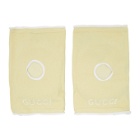 Gucci Off-White Logo Knee Pads