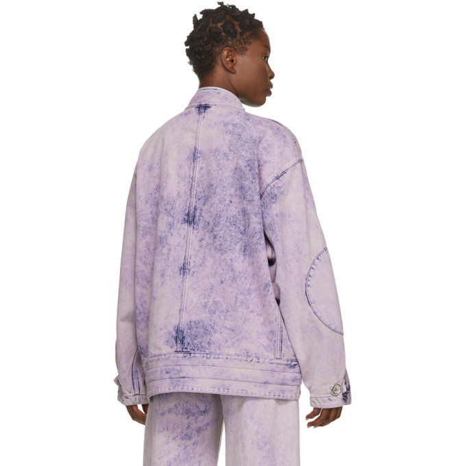 Marques Almeida Pink Denim Army Jacket Marques Almeida