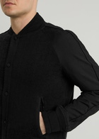 Givenchy Panelled Wool-blend Varsity Jacket Black