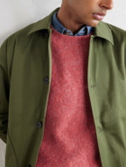 Drake's - Brushed Wool Sweater - Pink