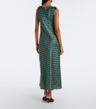 Dôen Mariselle paisley silk-blend midi dress