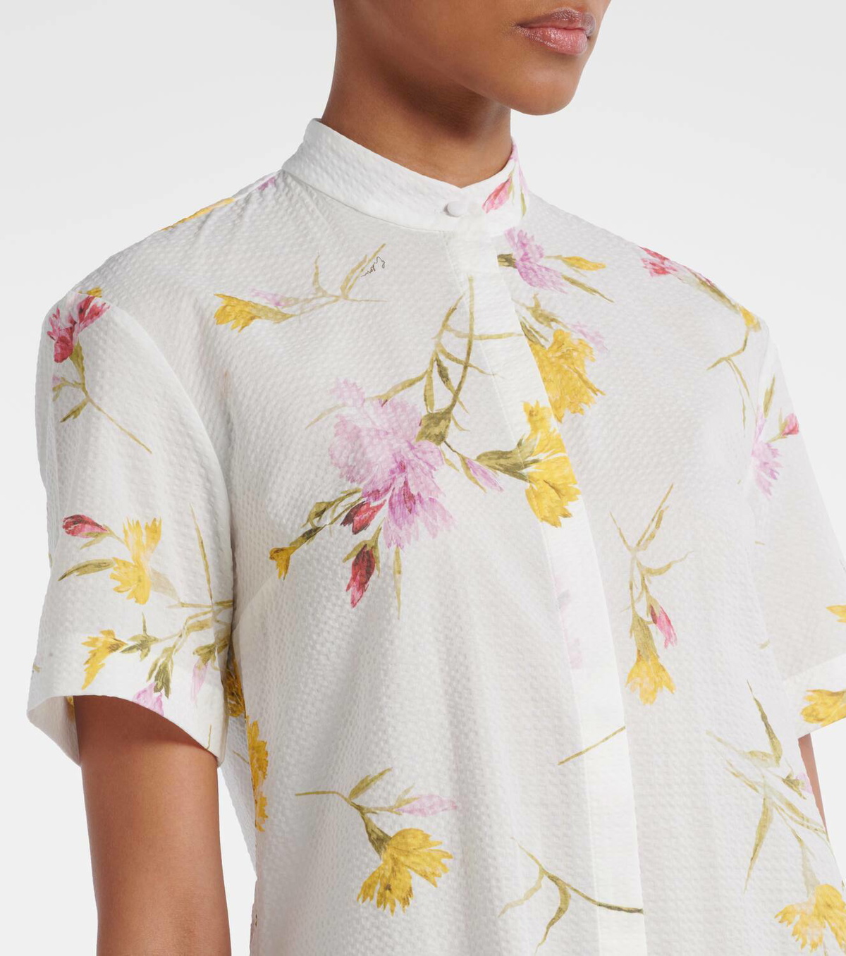 Erdem Floral cotton minidress