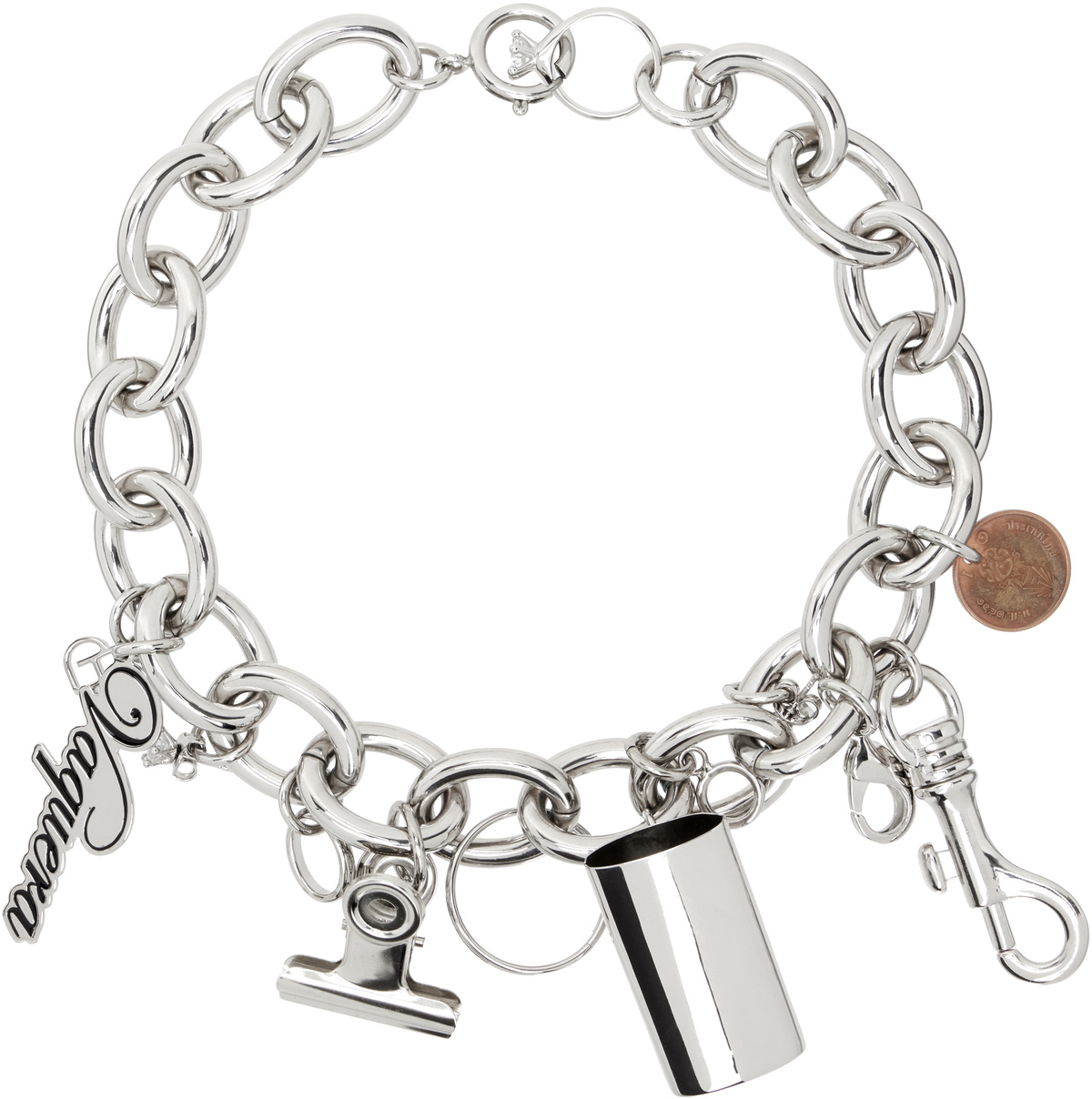 D'heygere Silver Vaquera Edition Charm 2.0 Necklace