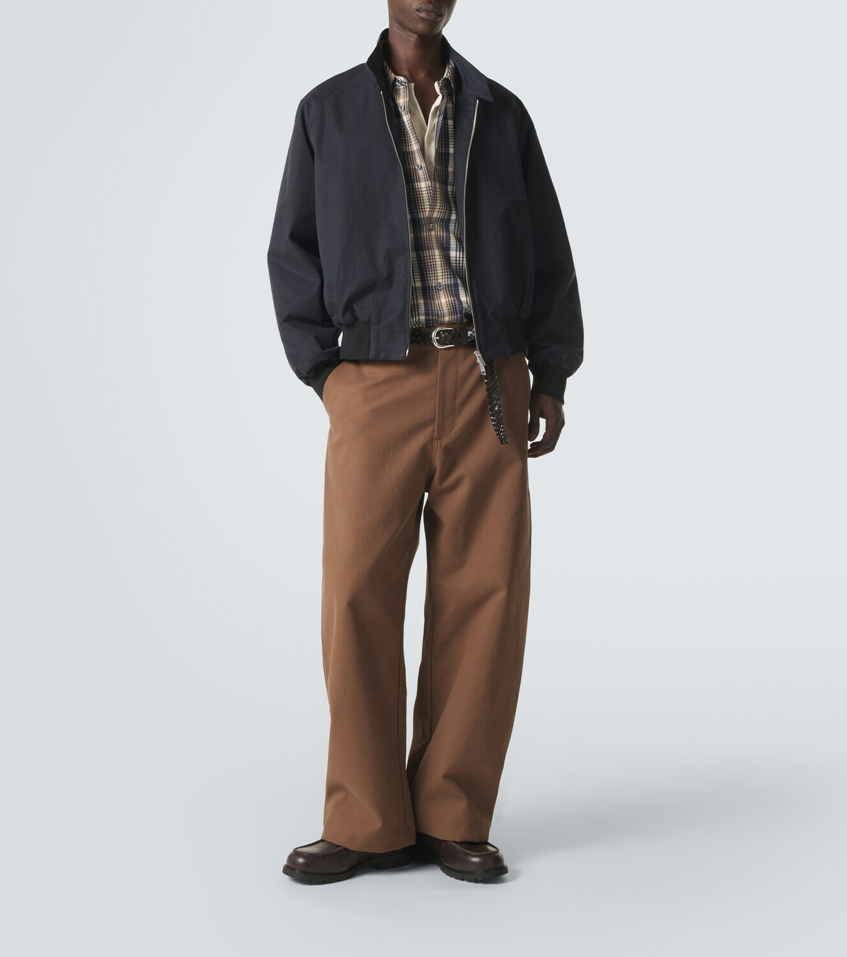 Studio Nicholson Over cotton-blend bomber jacket Studio Nicholson