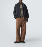 Studio Nicholson Over cotton-blend bomber jacket