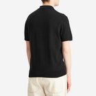 A.P.C. Men's Gregorio Knitted Polo in Black