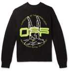 Off-White - Logo-Intarsia Cotton-Blend Sweater - Black