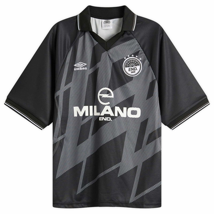Photo: END. x Umbro Milan Jersey in Black